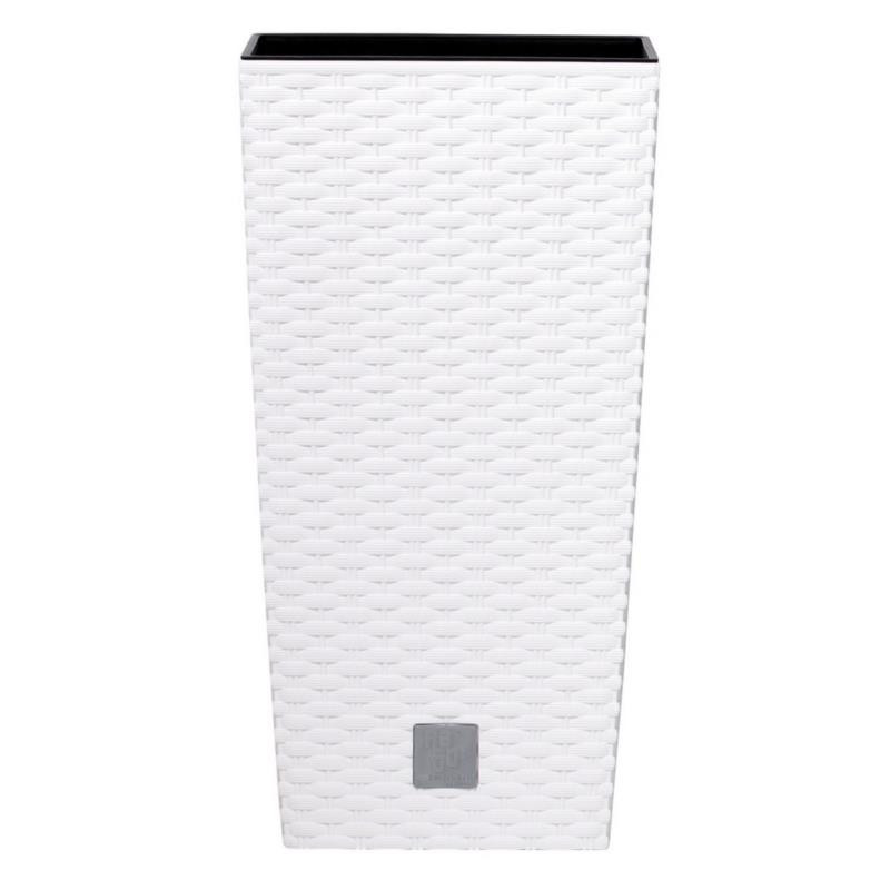 Doniczka Rato square h:61x32cm z wkładem biały DRTS325